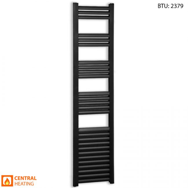 500mm-Wide-1600mm High Everly Black Central Heating