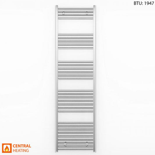 500mm x 1800mm Straight Chrome Heated Towel Rail Radiator