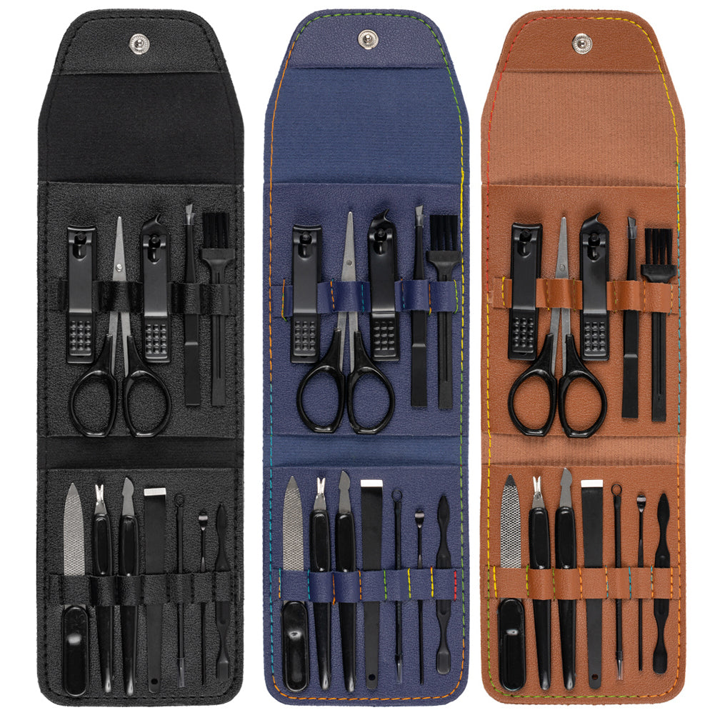 Finger Nail Toe Nail Clippers Cutter Set Pedicure Kit Heavy Duty For Nails 12pcs