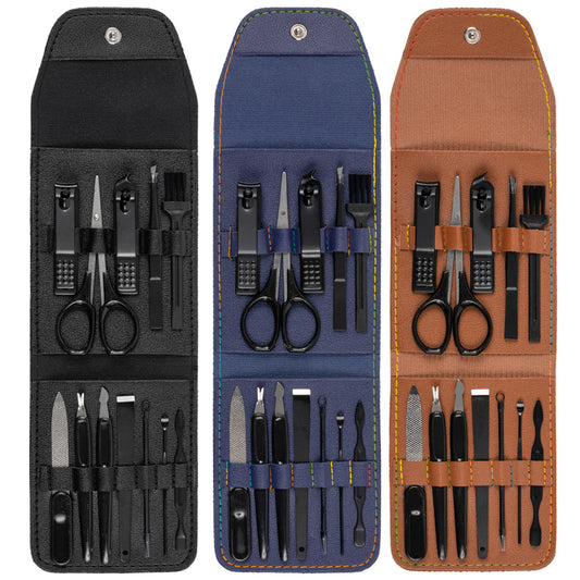 Finger Nail Toe Nail Clippers Cutter Set Pedicure Kit Heavy Duty For Nails 12pcs