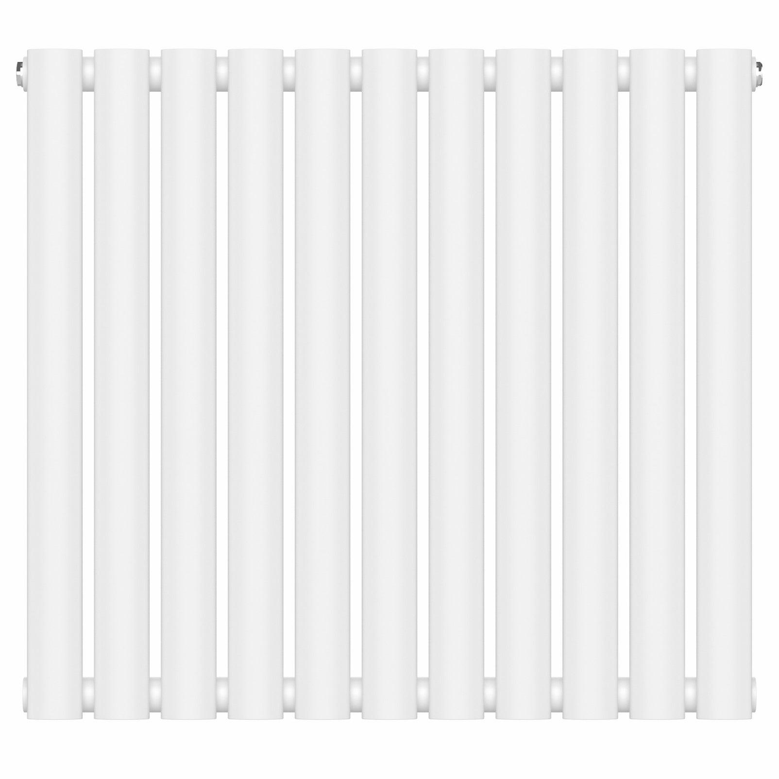 Designer 660mm x 600mm White Horizontal Single Column Radiator, 1535 BTU