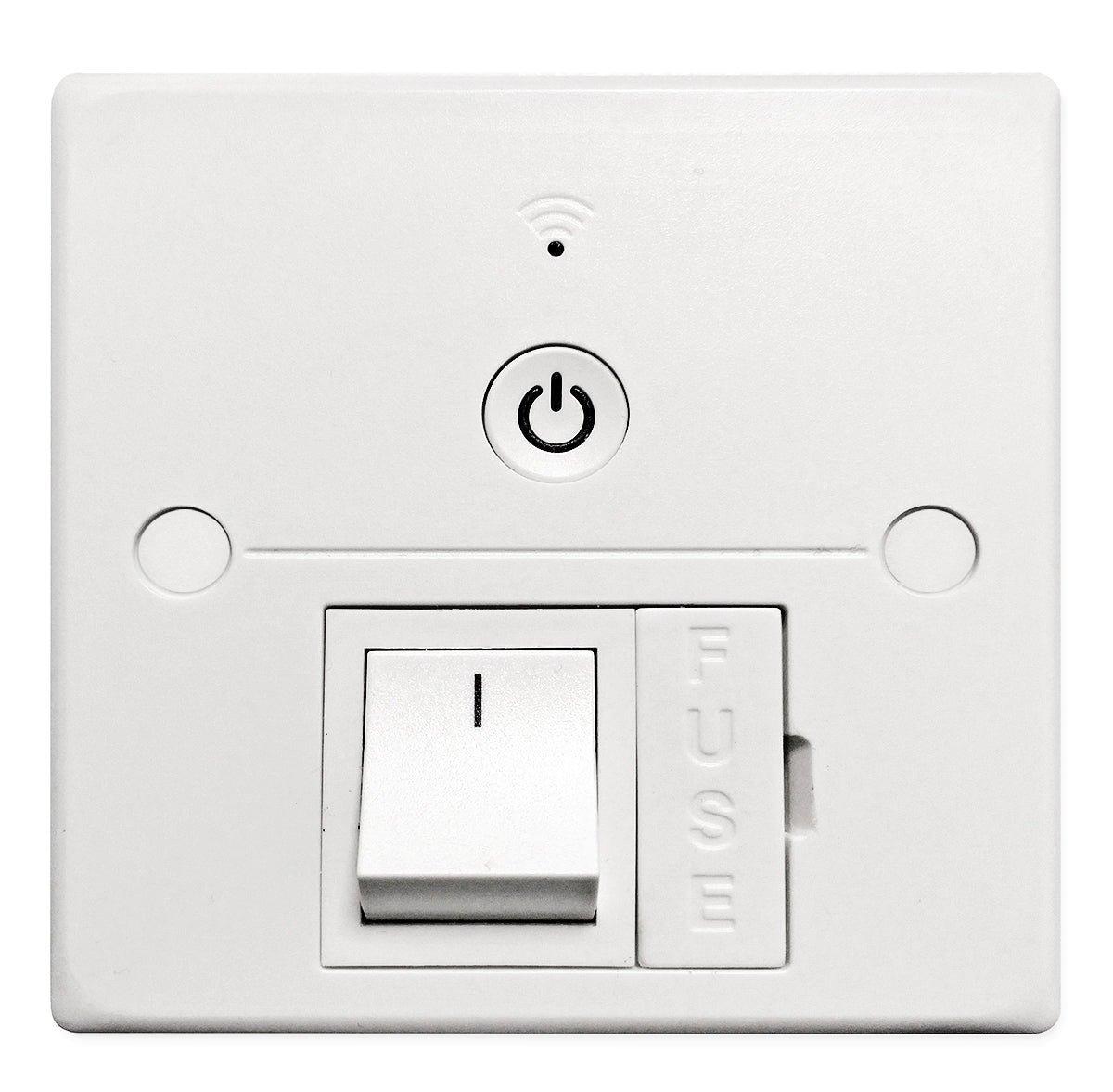 Fused Spur Connection WiFi Unit - 13A - White - Switch ON/OFF - Mobile App For Lights, Lamps and Radiators, Towel Rails