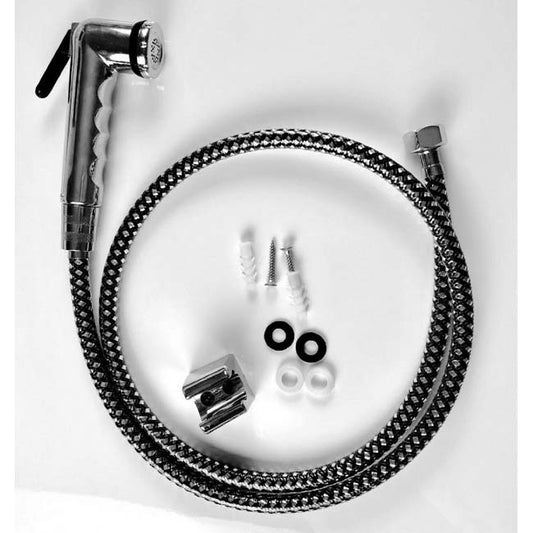 Shattaf Bidet Douche Hand Shower Toilet Spray Chrome Set
