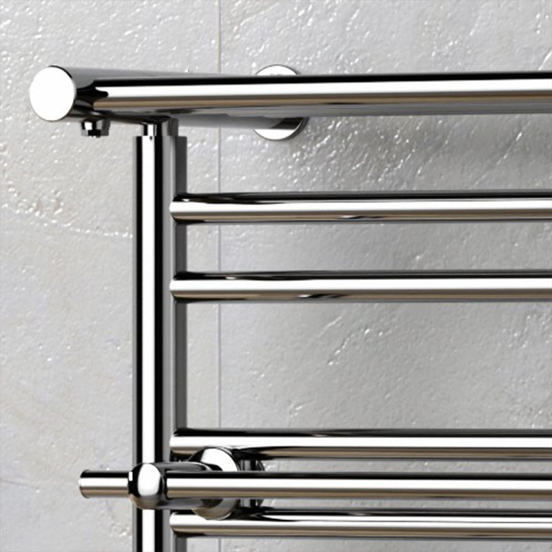 Towel Rail Radiator With a Shelf on Top and Additional hangers Bathroom Furtniture Heater in chrom