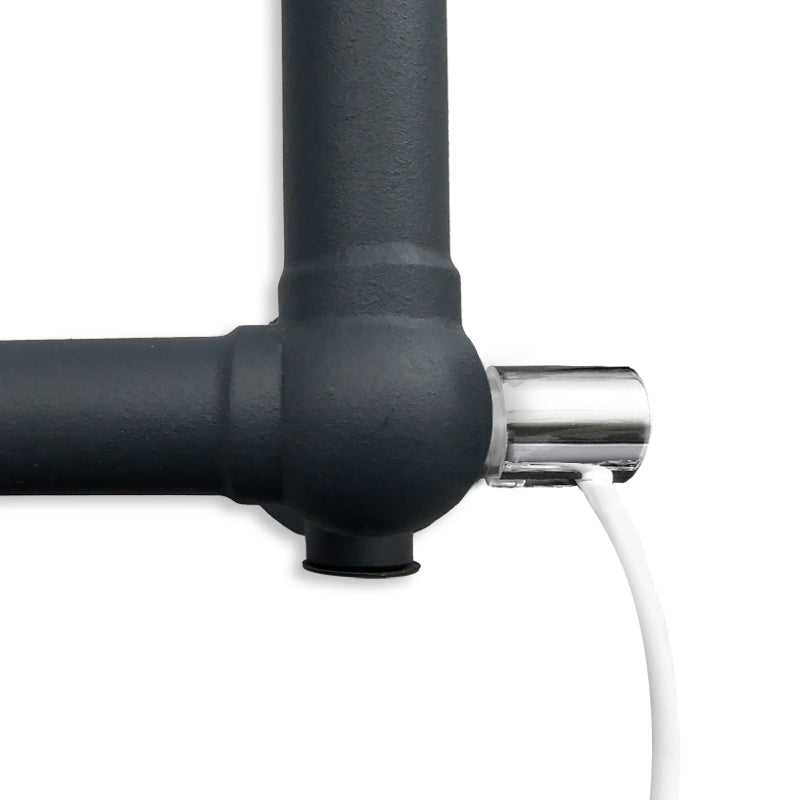 anthracite radiator electric close up