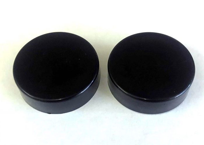 Black Cover Cap for Black Radiators For blanking plug and Air vent Covers Pairs