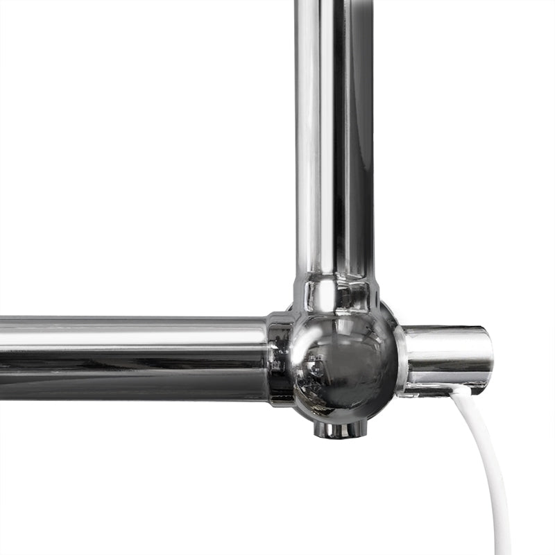 chrome radiator electric closeu p