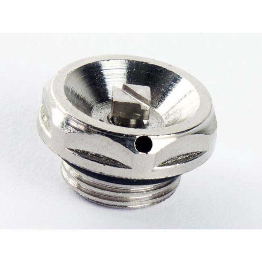Radiator Air Vent Bleed Plug Valve 1/2" Chrome