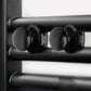 Black Extra Hanger for Heated Towel Rail Radiator - Bath Robe Hook Clip (Pair) 