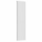 Designer 420mm x 1600mm White Vertical Double Column Radiator 4607 Btu 