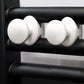 White Extra Hanger for Heated Towel Rail Radiator - Bath Robe Hook Clip (Pair) 