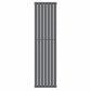 Designer 420mm x 1600mm Anthracite Vertical Single Column Radiator 2373 Btu 