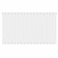 Designer 1020mm x 600mm White Horizontal Single Column Radiator 2370 Btu 