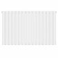 Designer 960mm x 600mm White Horizontal Double Column Radiator 4147 Btu 
