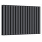 Designer 960mm x 600mm Anthracite Horizontal Double Column Radiator 4147 Btu 