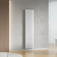 Designer 420mm x 1600mm White Vertical Double Column Radiator 4607 Btu 