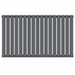 Designer 1020mm x 600mm Anthracite Horizontal Single Column Radiator 2370 Btu 