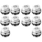 15mm 1/2" BSP White Radiator Air Vent Bleeding Plug Valve 
