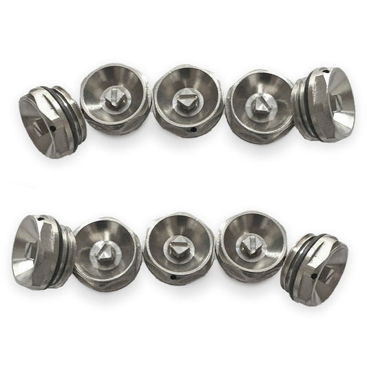 1/2" Chrome Radiator Air Vent Bleed Plug Valve