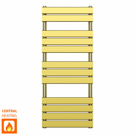 500x1200mm Gold Heated Towel Rail Panel Bathroom Radiator