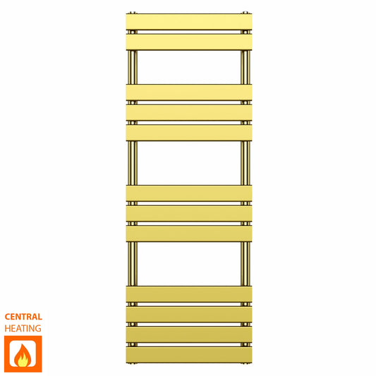 500x1400mm Gold Heated Towel Rail Panel Bathroom Radiator