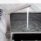 Elegant Geometric Chrome Brass Bathroom Tap with 360° Swivel Model Kpy 3003B 