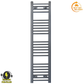 30 120 Anthracite Grey Towel Rail Radiator Heated Warmer Wide High Electric Pre Filled Standard Element 