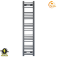 30 140 Anthracite Grey Towel Rail Radiator Heated Warmer Wide High Electric Pre Filled Standard Element 