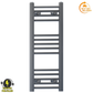 30 80 Anthracite Grey Towel Rail Radiator Heated Warmer Wide High Electric Pre Filled Standard Element 