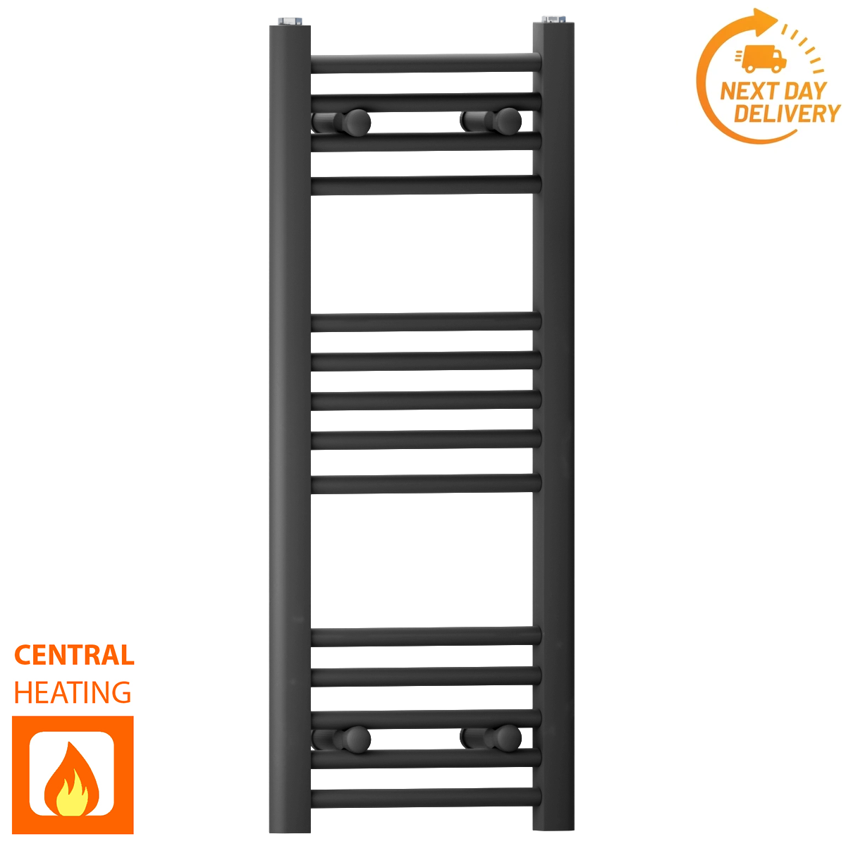 30 80 Matt Black Towel Rail Radiator Heated Warmer Wide High Central Heating 986cc415 93f5 40ea 8128 584315fa38f0