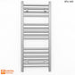 Small 300mm x 800mm Straight Chrome Heated Towel Rail Radiator