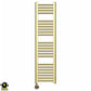 300mm x 1200mm Shiny Gold Electric Pre-Filled Heated Towel Rail Radiator