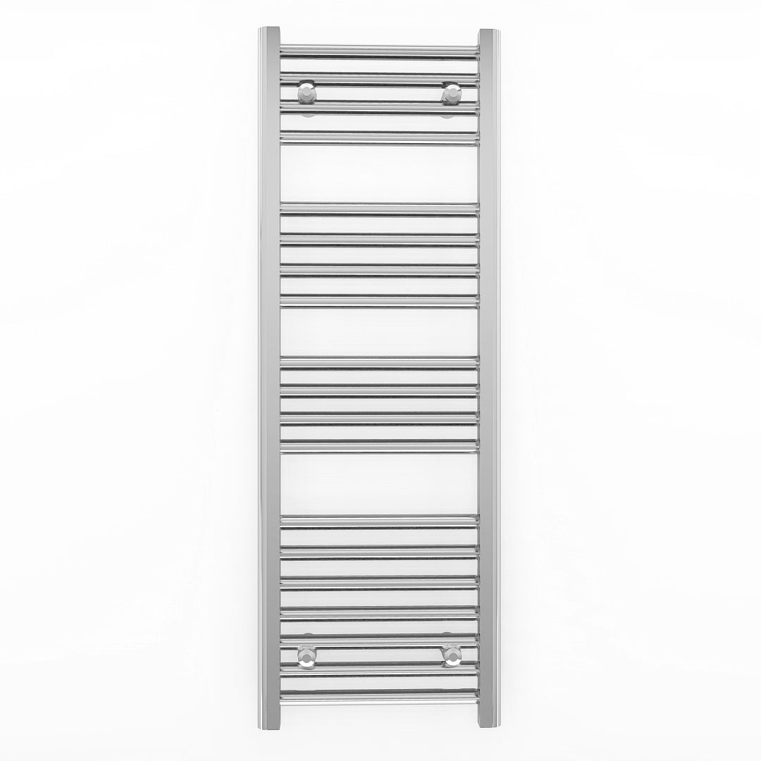 400mm x 1000mm Straight Chrome Heated Towel Rail Radiator