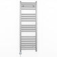 400mm Wide - Electric Heated Towel Rail Radiator - Flat Chrome - Straight