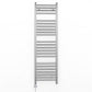 350mm Wide - Electric Heated Towel Rail Radiator - Flat Chrome - Straight