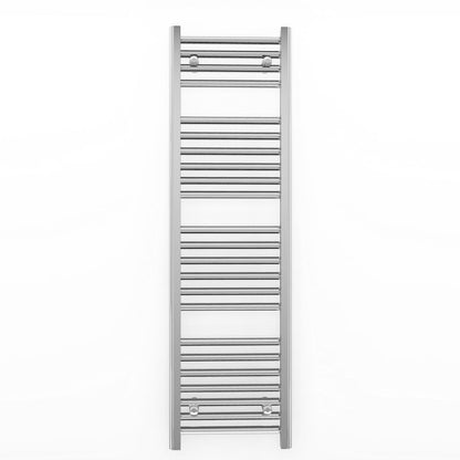 450mm x 1200mm Straight Chrome Heated Towel Rail Radiator