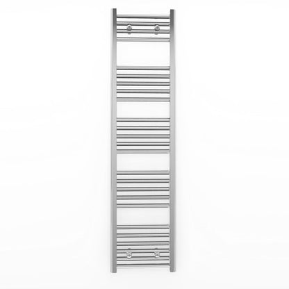 350mm x 1400mm Straight Chrome Heated Towel Rail Radiator