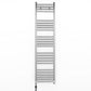 350mm x 1400mm Straight Chrome Electric Pre-Filled Heated Towel Rail Radiator