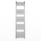 450mm Wide - Heated Towel Rail Radiator Chrome - Straight