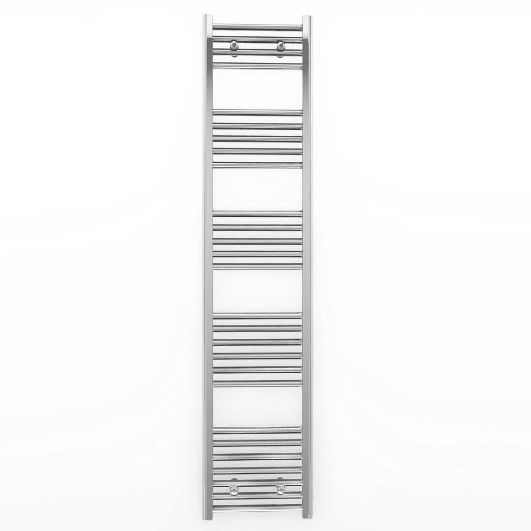 450mm Wide - Heated Towel Rail Radiator Chrome - Straight