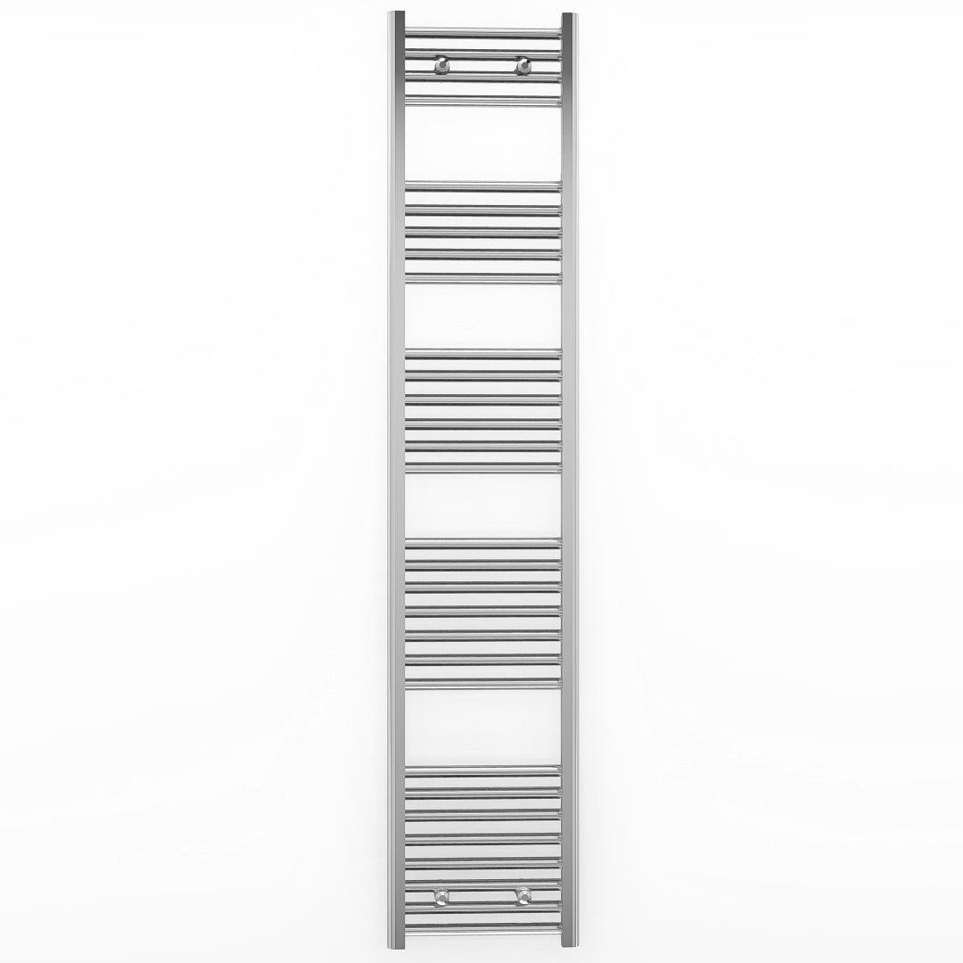 450mm Wide - Heated Towel Rail Radiator Chrome - Straight