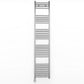 450mm x 1700mm Straight Chrome Electric Pre-Filled Heated Towel Rail Radiator
