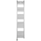 450mm x 1700mm Straight Chrome Electric Pre-Filled Heated Towel Rail Radiator