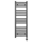 400mm x 1000mm Anthracite Grey Electric Pre-Filled Heated Towel Rail Radiator