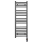 400mm x 1000mm Anthracite Grey Electric Pre-Filled Heated Towel Rail Radiator