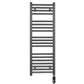 300mm Wide - Electric Heated Towel Rail Radiator - Anthracite Grey - Straight