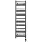 400mm x 1200mm  Anthracite Grey Electric Pre-Filled Heated Towel Rail Radiator