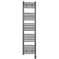 450mm x 1400mm  Anthracite Grey Electric Pre-Filled Heated Towel Rail Radiator