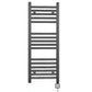 Small 450mm x 900mm  Anthracite Grey Electric Pre-Filled Heated Towel Rail Radiator