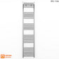 400mm x 1600mm Straight Chrome Heated Towel Rail Radiator